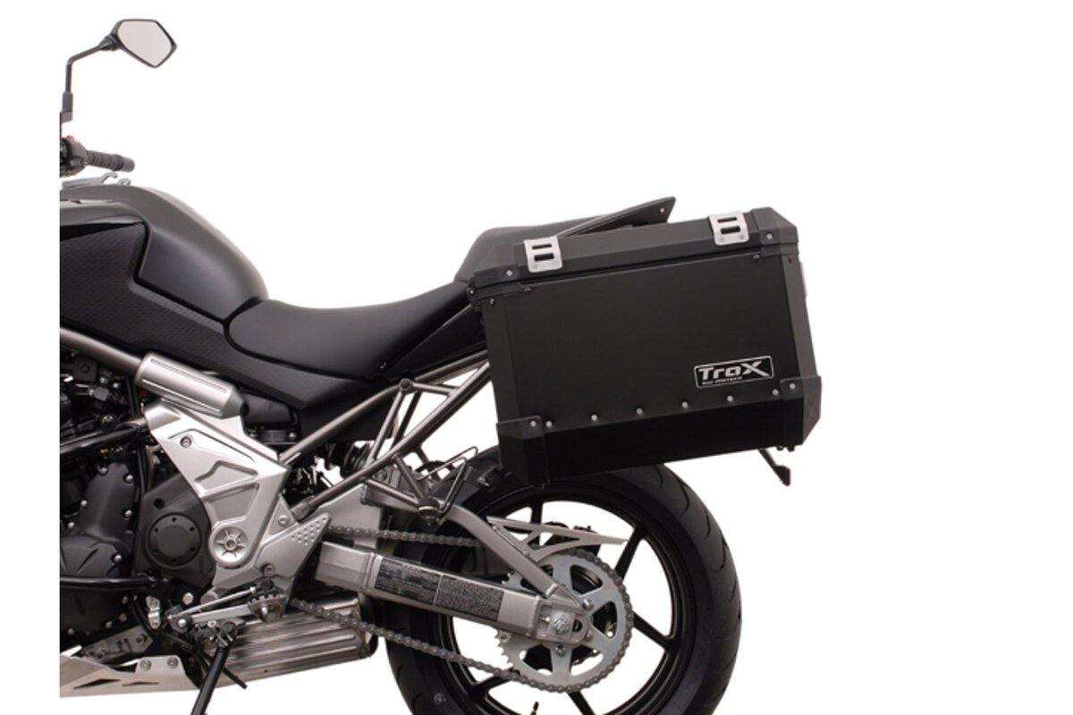 SW Motech EVO Side Carriers (Black) fits for Kawasaki Versys 650 ('07-'14) - Durian Bikers