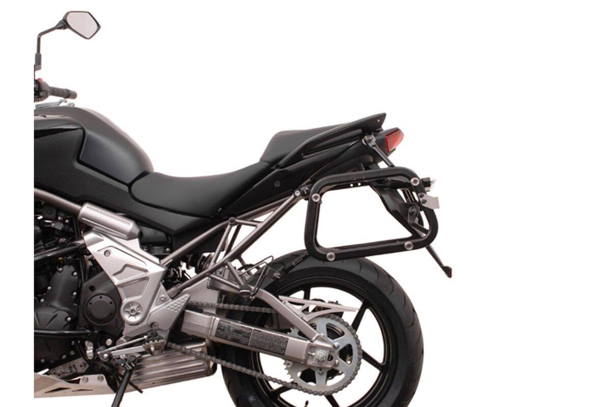 SW Motech EVO Side Carriers (Black) fits for Kawasaki Versys 650 ('07-'14) - Durian Bikers