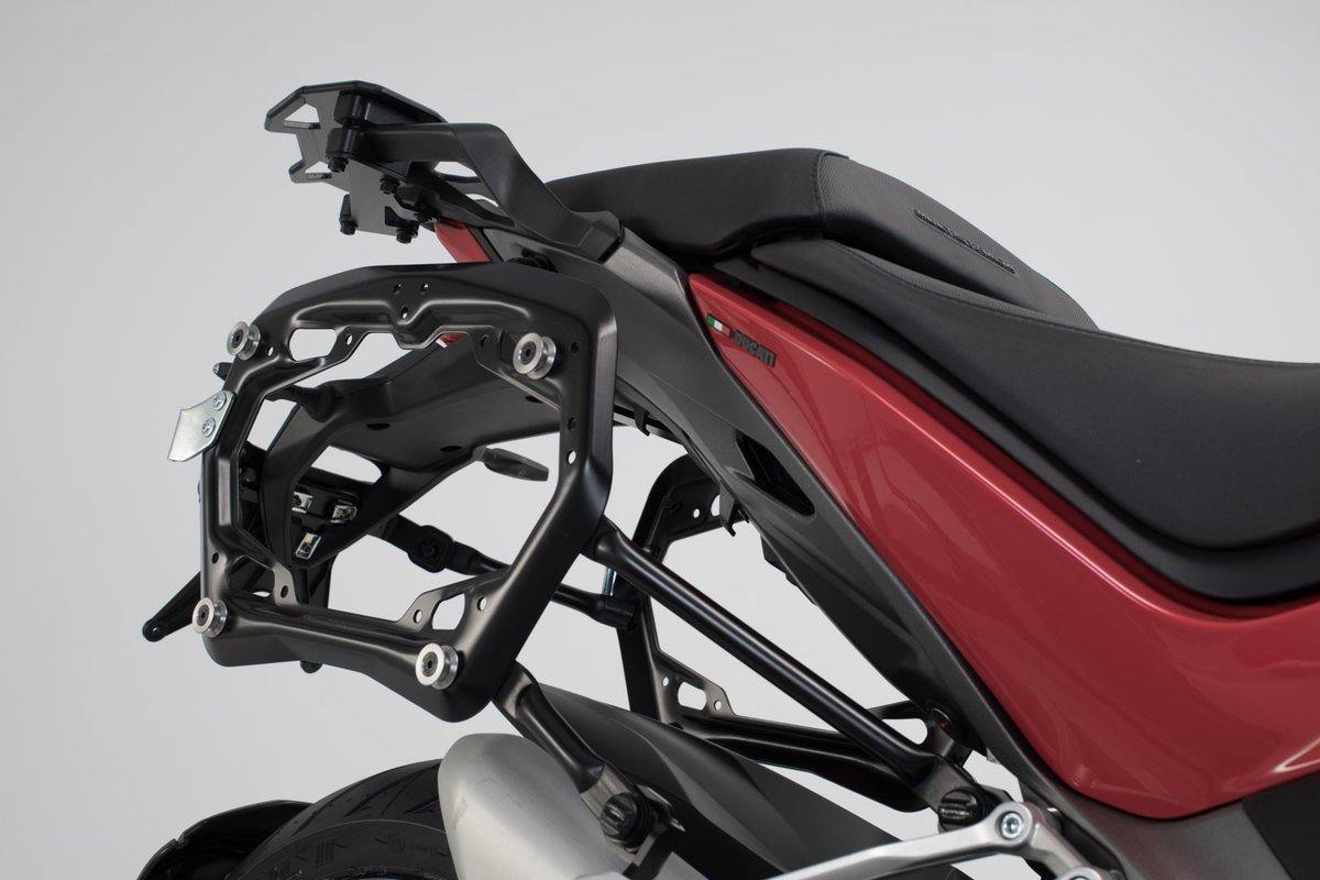 SW Motech PRO Side Carriers (Black) fits for Ducati Multistrada 1260 ('18-) - Durian Bikers
