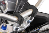 SW Motech Bar Converter Ø 22mm to Ø 28mm (H=20mm) (Silver) - Durian Bikers