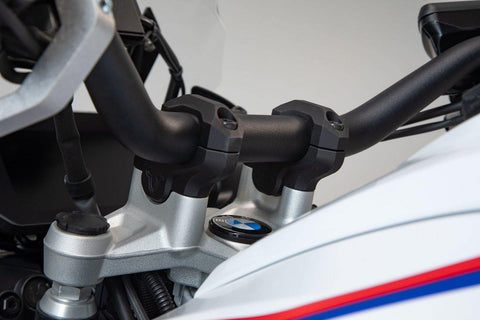 SW Motech Bar Back (H=32mm, Back=25mm) fits for BMW S1000XR ('15-), R1200GS LC ('13-), R1200GS LC Adventure ('13-) & R1200GS LC Rallye ('16-) (Black) - Durian Bikers
