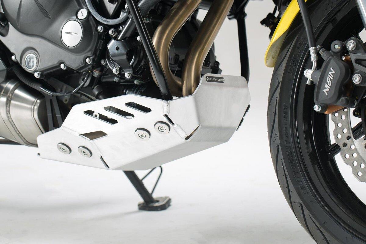 SW Motech Engine Guard (Silver) fits for Kawasaki Versys 650 ('15-) - Durian Bikers