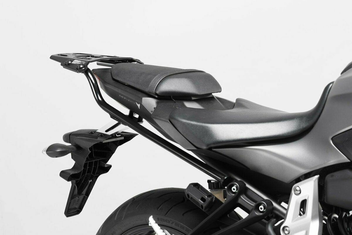 SW Motech ALU Rack (Black) fits for Yamaha MT-07 ('14-'17) - Durian Bikers