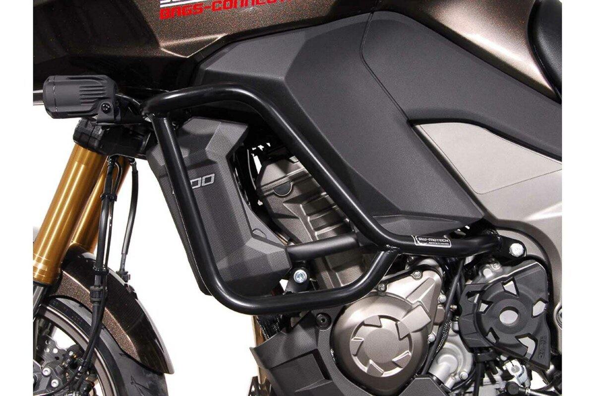 SW Motech Crash Bar (Black) fits for Kawasaki Versys 1000 ('12-'14) - Durian Bikers