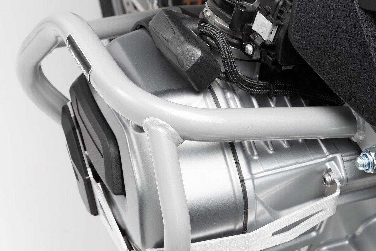 SW Motech Crash Bar (Silver) fits for BMW R 1200 GS LC ('13-) / Rallye ('16-) - Durian Bikers