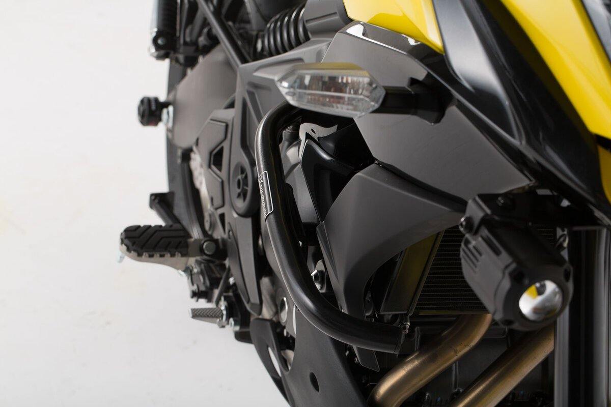 SW Motech Crash Bar (Black) fits for Kawasaki Versys 650 ('15-) - Durian Bikers