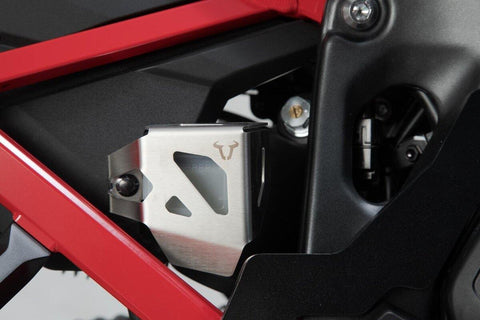 SW Motech Brake Fluid Reservoir Guard (Silver) fits for Suzuki DL1000, Honda CRF1000L & 1100L - Durian Bikers
