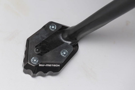 SW Motech Extension for Side Stand Foot (Black / Silver) fits for Yamaha MT-07 / Tracer / MotoCage / XSR700 - Durian Bikers