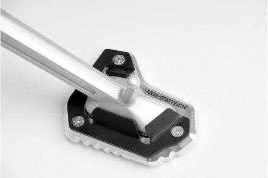 SW Motech Extension for Side Stand Foot (Black/Silver) fits for Triumph Tiger Explorer ('11-'15) - Durian Bikers