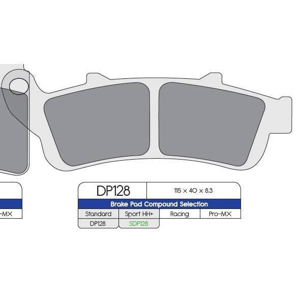 DP Brake Pads fits for Honda VFR800, XL1000 - Durian Bikers