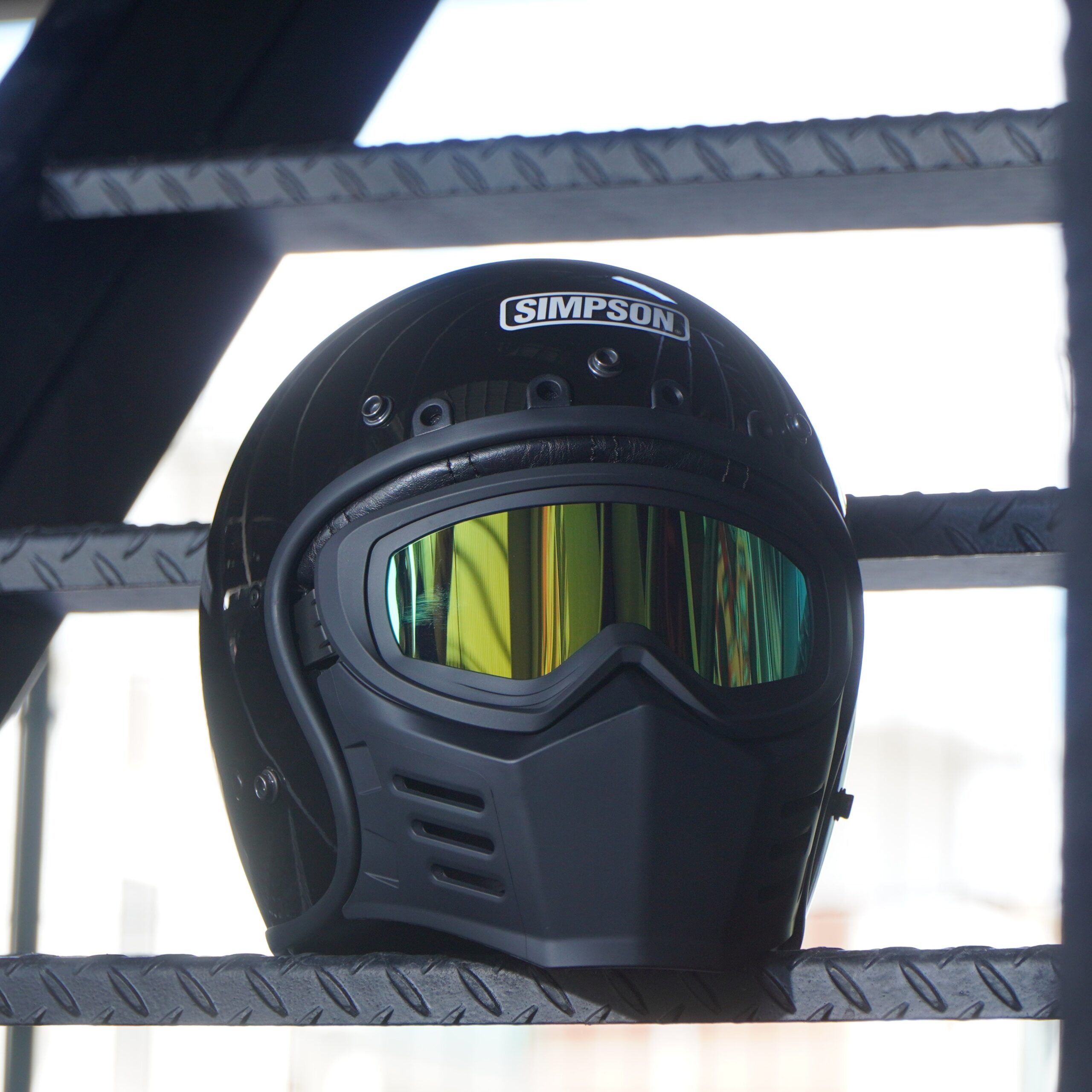 Simpson Chopper Visor (Gold) - Image 8