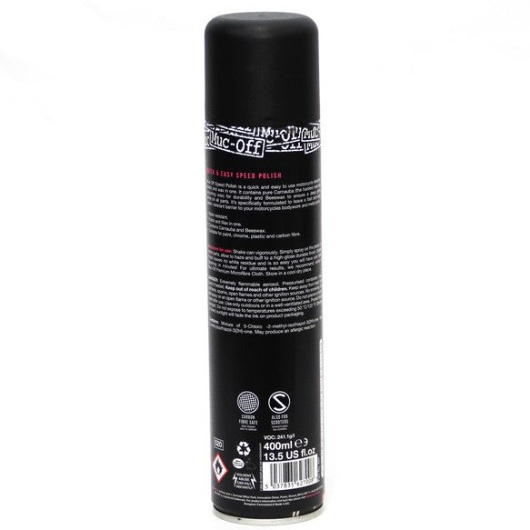 Muc Off Motorcycle Speed Polish (400ml) (627) - Image 2