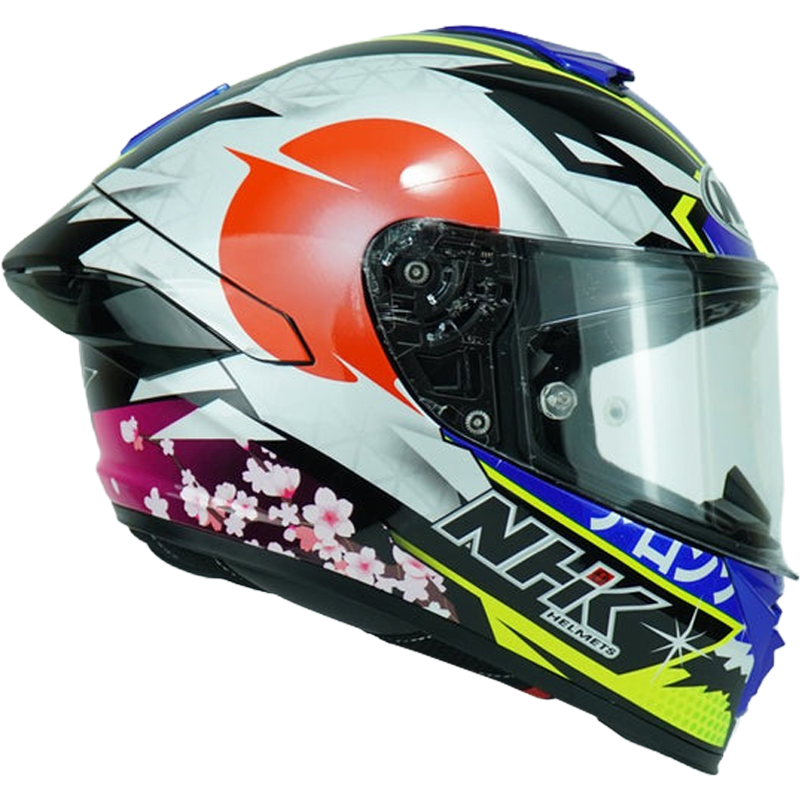 NHK Helmet K5R SV Alonso Lopez #4 (Black/Blue Glossy) -4