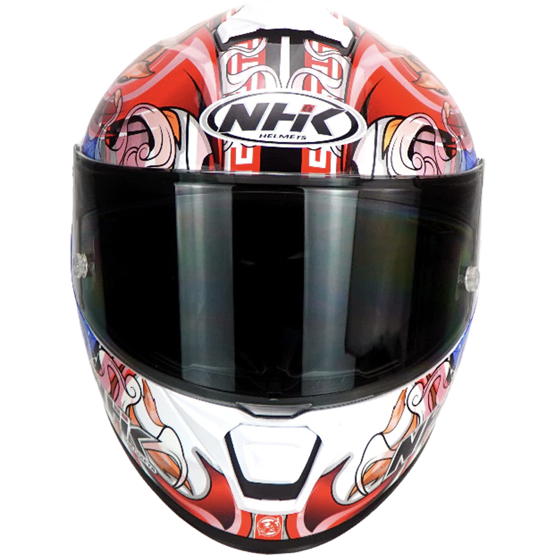 NHK Helmet K5R SV Alonso Lopez #8 (White Glossy) -2