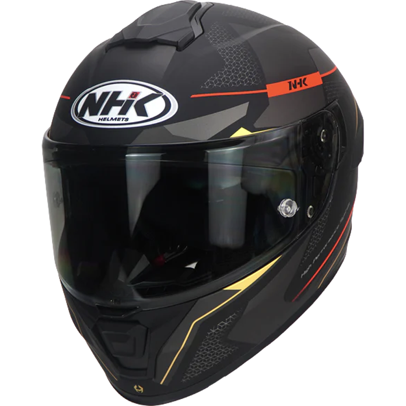 NHK Helmet K5R SV Anomalistic (Black/Red Doft) -1