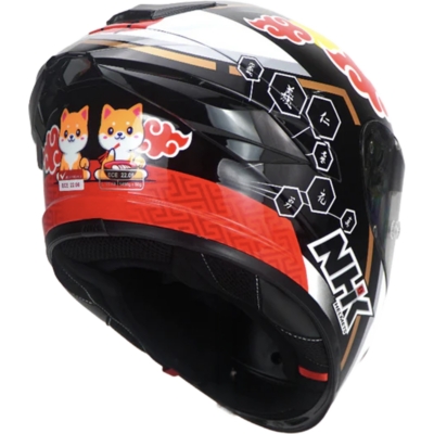 NHK Helmet K5R SV Miha #2 (Black/Red Glossy)