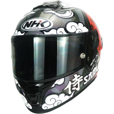 NHK Helmet K5R SV Samurai Assassin (Black Glossy) -1