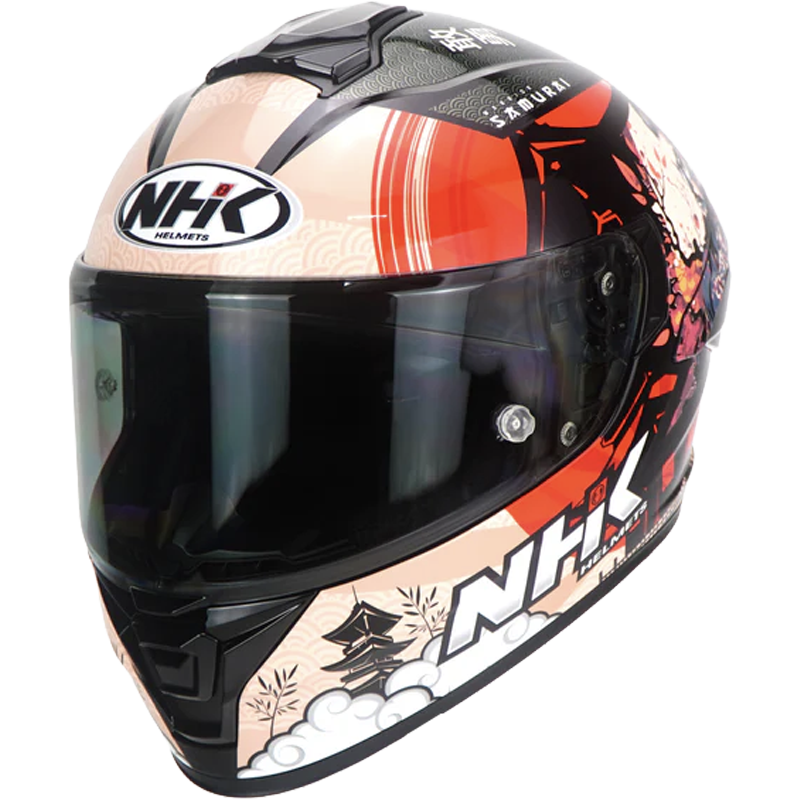 NHK Helmet K5R SV Warrior (Black Glossy) -1