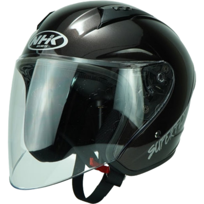 NHK Helmet R1S Solid (Crystal Dark Brown) -1