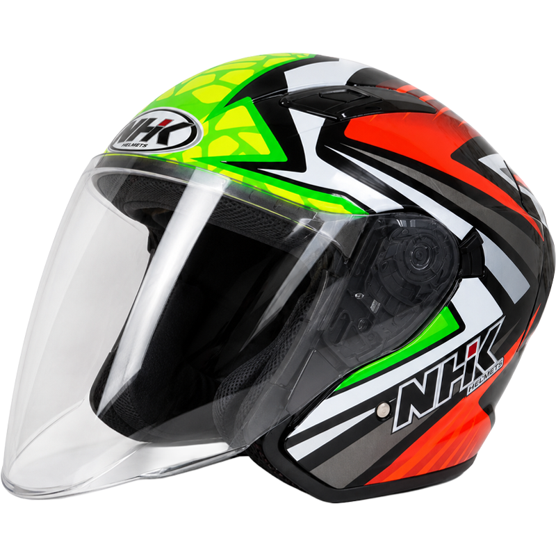 NHK Helmet S1GP Ivan Ortola #3 (Black Glossy) -1