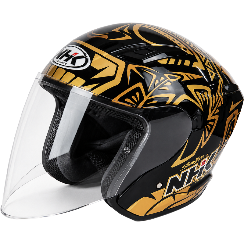 NHK Helmet S1GP Remi Gardner #2 (Black/Gold Glossy) -1