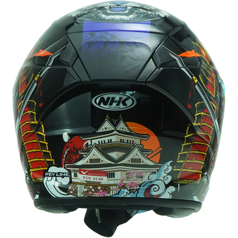 NHK Helmet S1GP S Nobunaga (BlackGlossy) -2