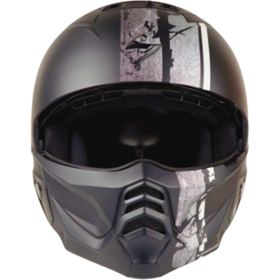 Scorpion Helmet Exo-Combat II (Lord Matte Black/Silver)