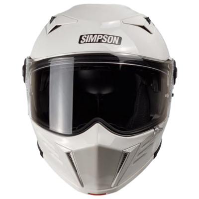 Simpson Helmet Darksome Bandit (Gloss White)