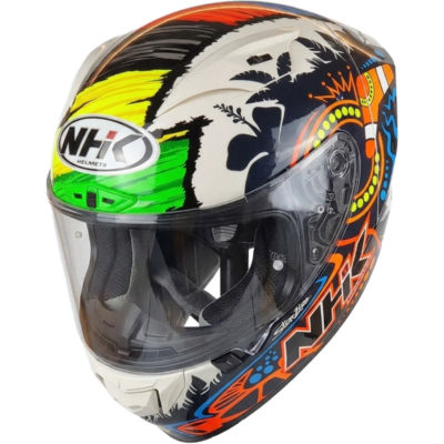 NHK Helmet GP R Tech Remi Gardner #3 (Champion White Glitter Glossy) -1