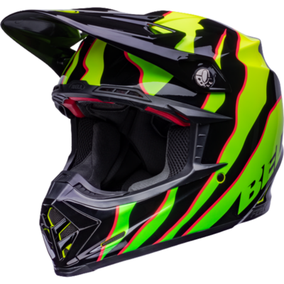 Bell Helmet Moto-9S Flex (Claw Black/Green) -1