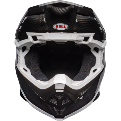 Bell Helmet Moto-10 Spherical (Carbon Gloss Black/White)