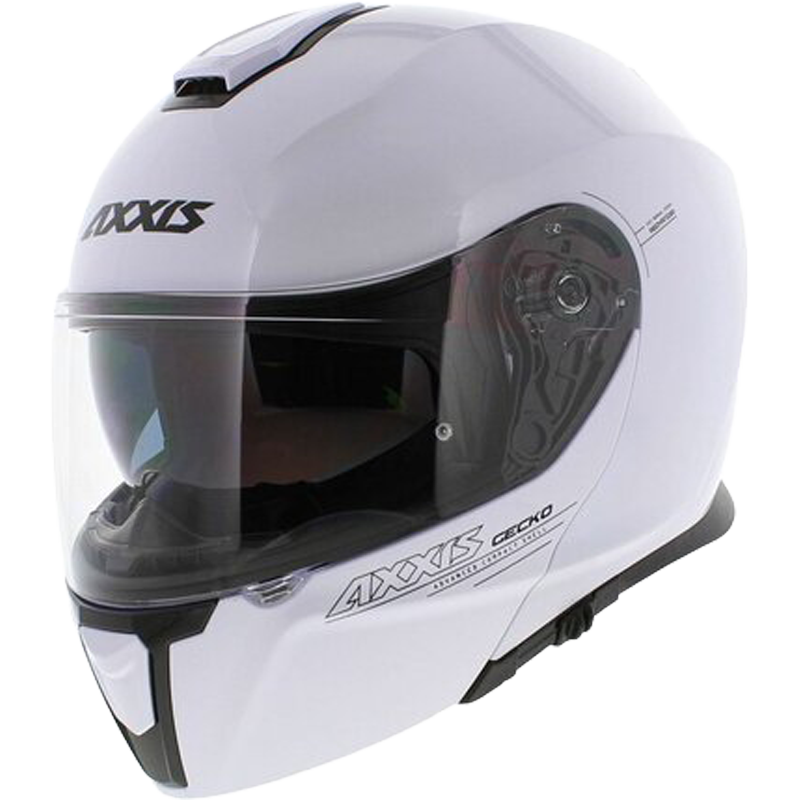 Axxis Helmet Gecko Solid (A0 White) -1