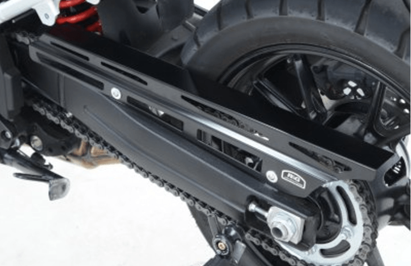 R&G Complete Chain Guard fits for Suzuki DL1000 V-Strom ('14-'19), DL 1000XT V-Strom ('17-'19), V-Strom 1050 & 1050XT ('20-) (Silver)