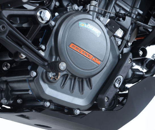 R&G Engine Case Slider fits for KTM Duke 125 ('17-) & Svartpilen/Vitpilen 125 ('21-) models (RHS)