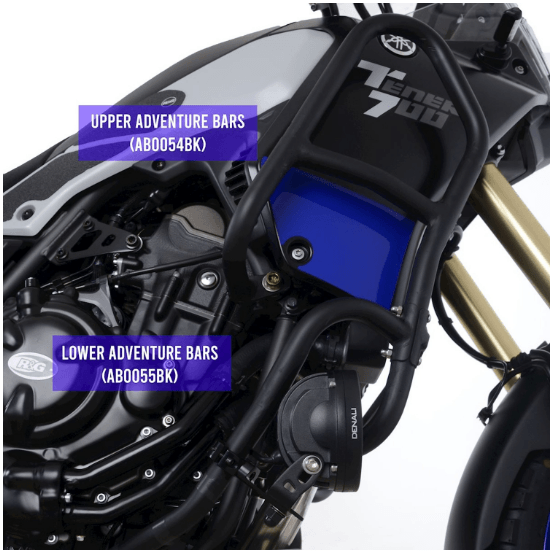 R&G Adventure Bars fits for Yamaha XTZ 700 Tenere ('19-) (Lower)