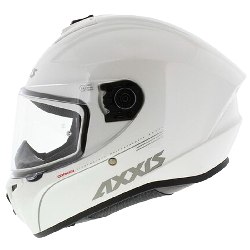 Axxis Helmet Draken S Solid (V.2 Gloss Pearl White) -2