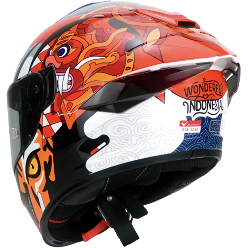 NHK Helmet K5R SV Bobend Sneyder #7 (White Glossy) -5