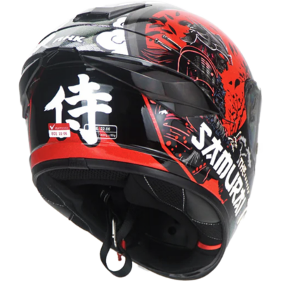 NHK Helmet K5R SV Samurai Assassin (Black Glossy)