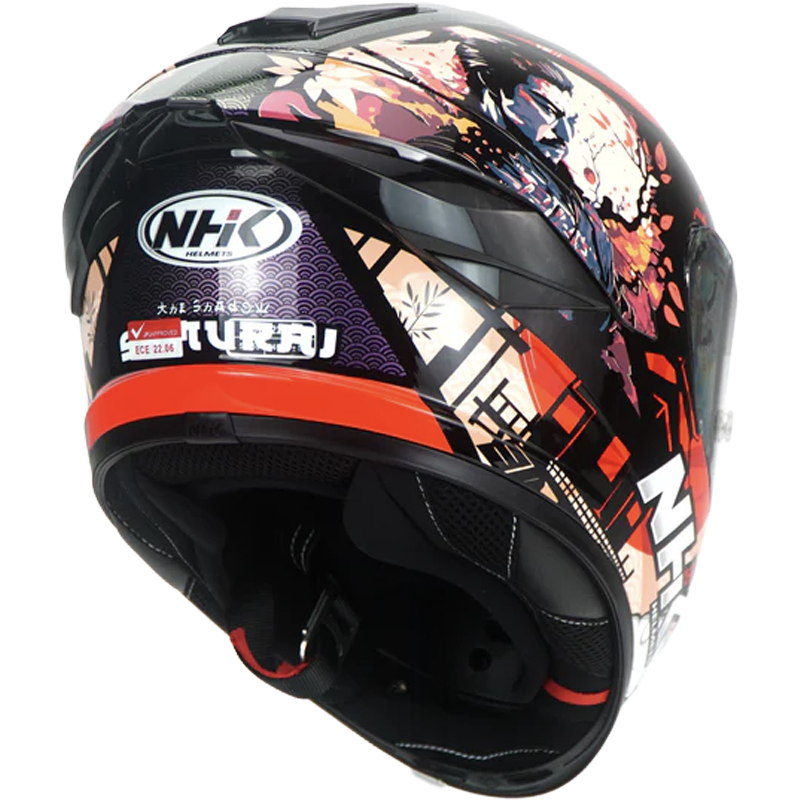NHK Helmet K5R SV Warrior (Black Glossy) -2