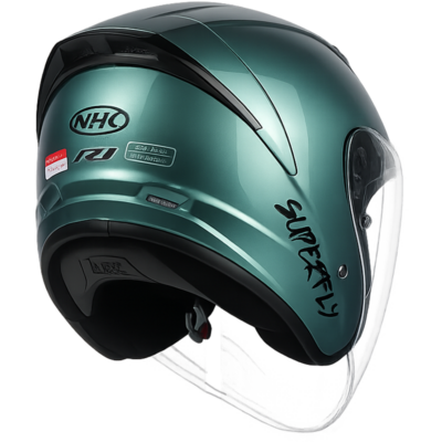 NHK Helmet R1S Solid (Crystal Green)