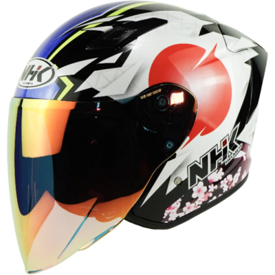 NHK Helmet S1GP S Alonso #4 (Black Blue Glossy) -1