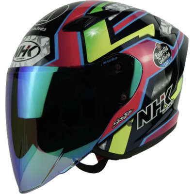 NHK Helmet S1GP S Alonso #10 (Black Metallic Blue Glossy) -1