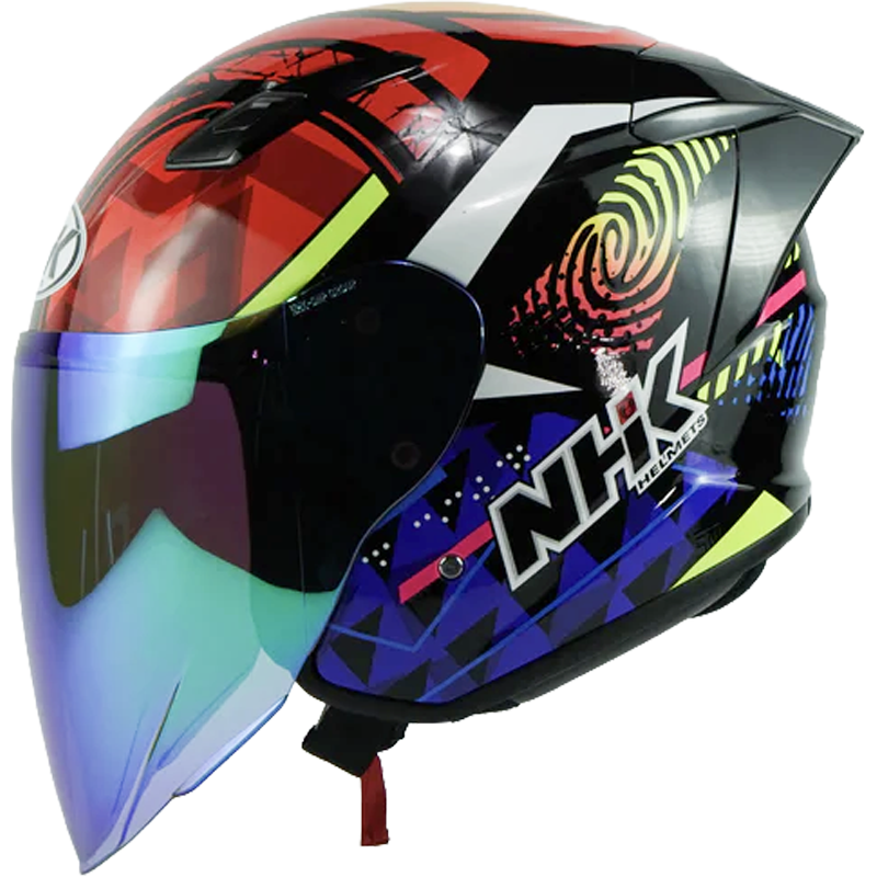 NHK Helmet S1GP S Mark Garcia (Black Glossy) -3