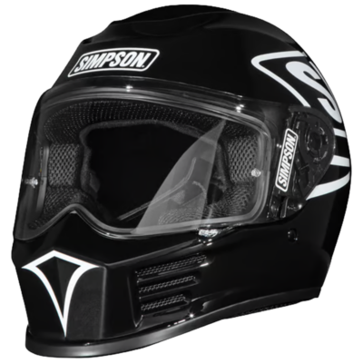 Simpson Helmet Speed Bandit (12 O'Clock Black) -1