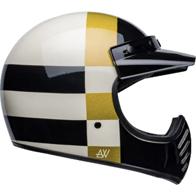 Bell Helmet Moto-3 (ATWYLD Orbit White/Black) -3