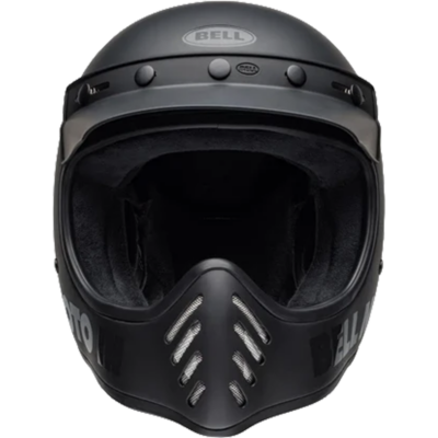 Bell Helmet Moto-3 (Classic Matte/Gloss Blackout)