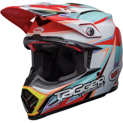 Bell Helmet Moto-9S Flex (Tagger Edge White) -1