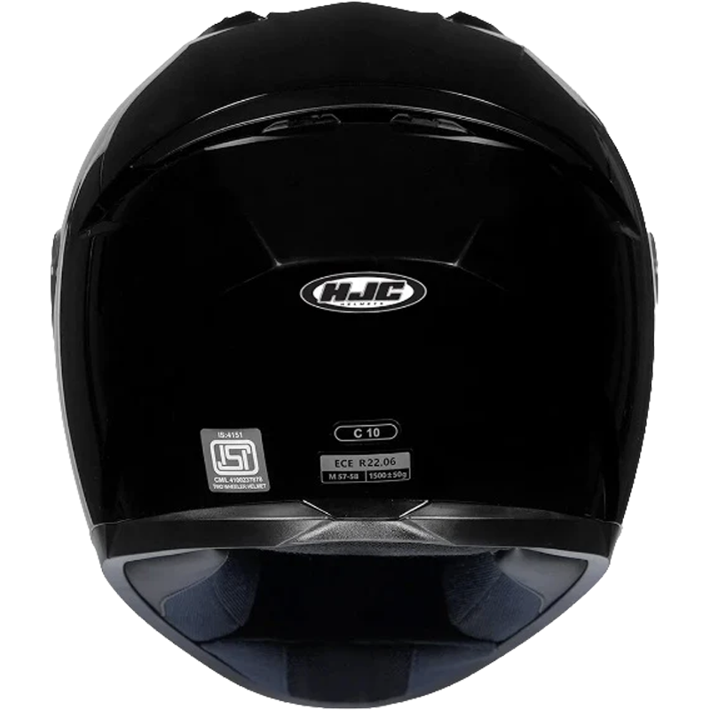 HJC Helmet C10 (Solid Black) -3
