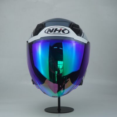 NHK Helmet S1GP S B-Four (Black/Silver Gray Glossy)
