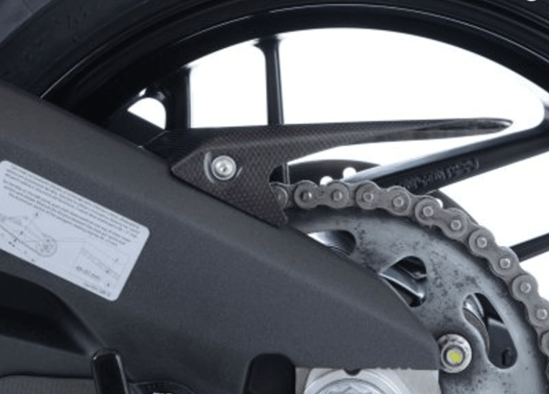 R&G Carbon Fibre Chain Guard fits for Ducati Panigale 899 ('13-) & 959 ('16-) - Image 2